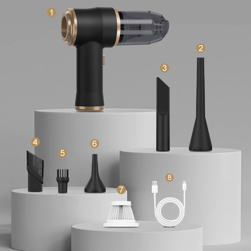 Wireless Car Vacuum Cleaner – High Power Portable Cleaning Machine