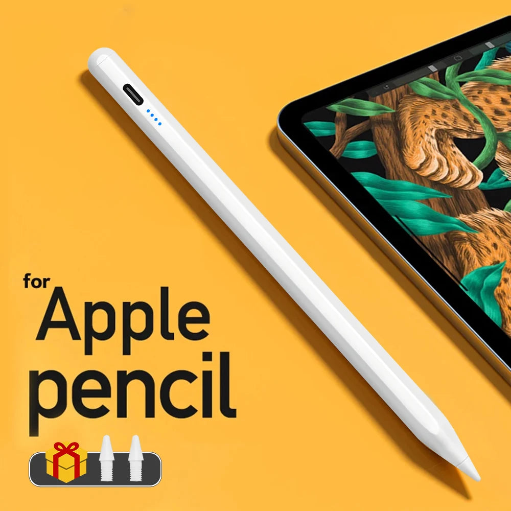 Stylus Pen For Apple Pencil with LED Power Indicators Palm Rejection Touch Pencil