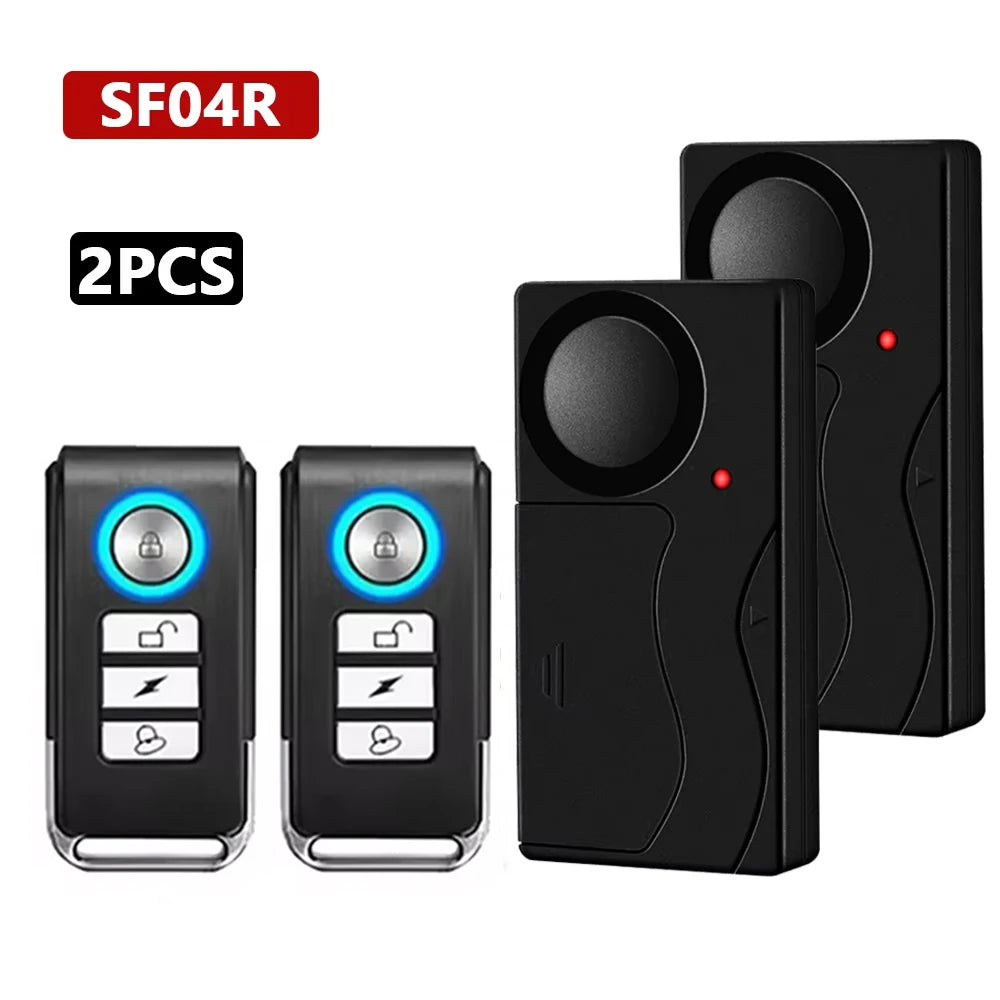 Awapow Wireless Bike & Window Alarm – 110dB with Remote