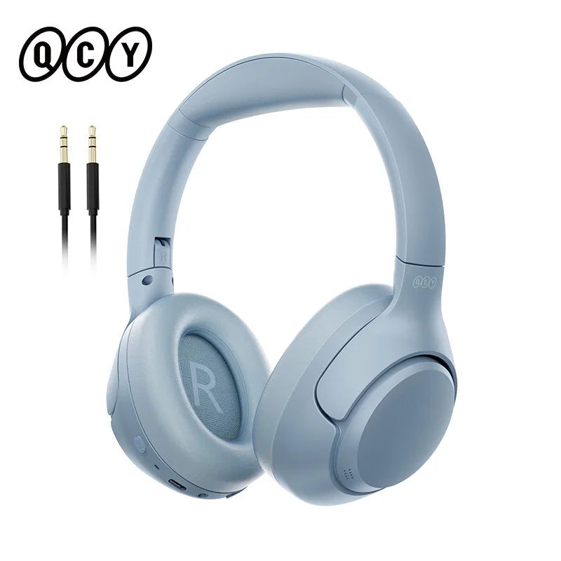 QCY H3 ANC Wireless Headphones – Hi-Res Over-Ear, 60H Playtime
