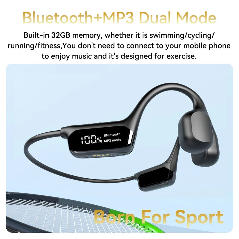 Xiaomi Bone Conduction Bluetooth 5.4 Headphones with 32GB MP3 Player